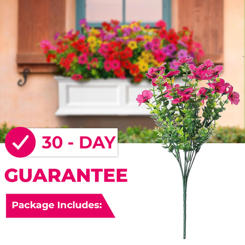 MIOWIX� UV-Resistant Outdoor Flowers | Zero Maintenance Color | 50% OFF Today