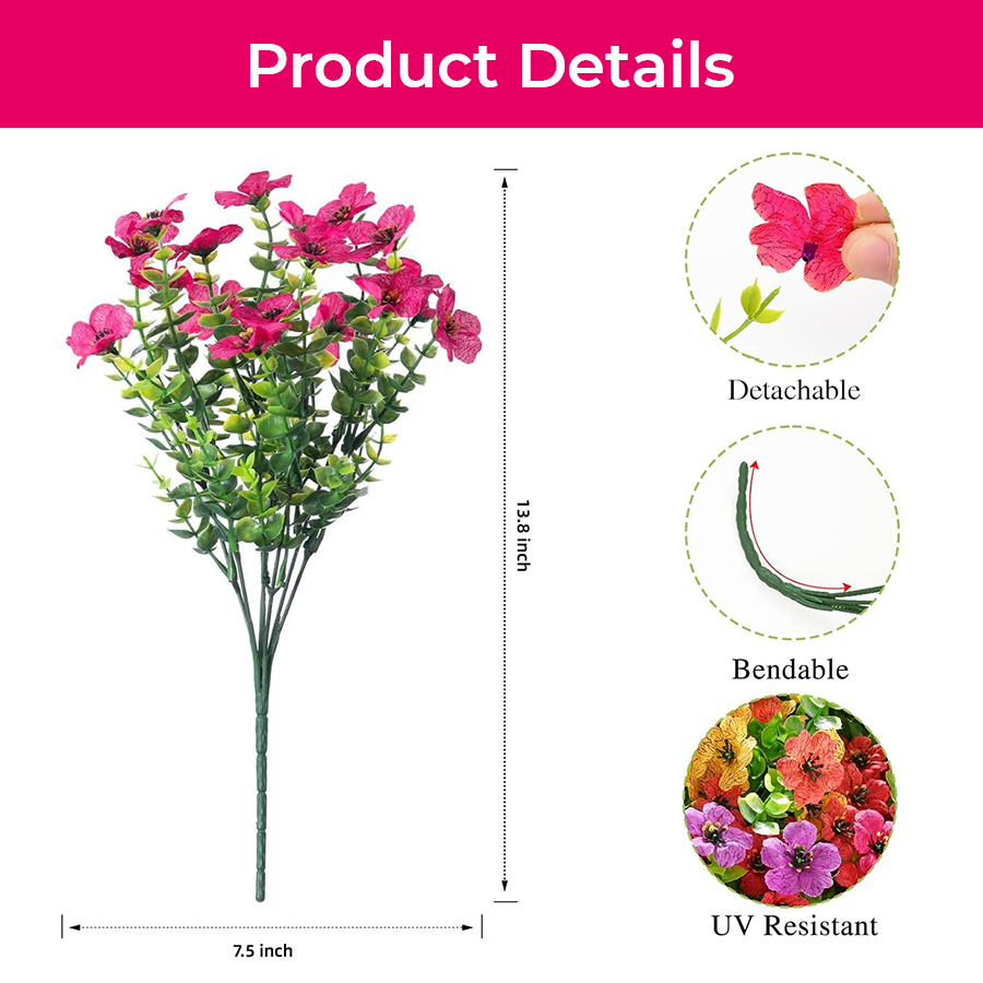 MIOWIX� UV-Resistant Outdoor Flowers | Zero Maintenance Color | 50% OFF Today