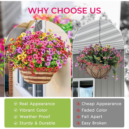 MIOWIX� UV-Resistant Outdoor Flowers | Zero Maintenance Color | 50% OFF Today
