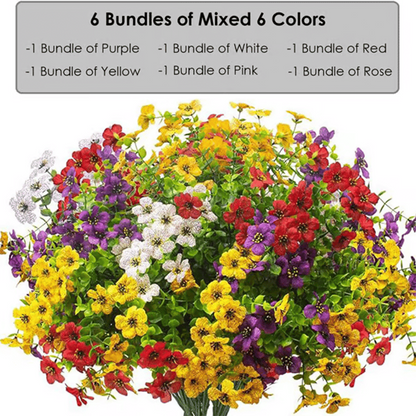MIOWIX� UV-Resistant Outdoor Flowers | Zero Maintenance Color | 50% OFF Today