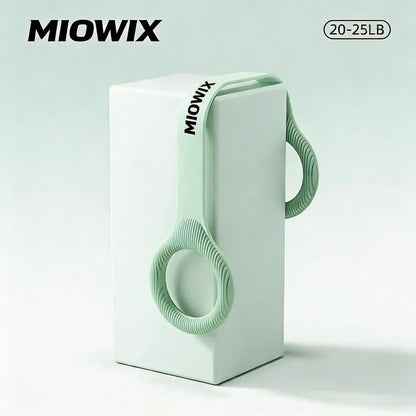 MIOWIX® Resistance Bands Figure 8 Exercise Bands for Women Silicone Material Expander Band for Arms Chest Home Gym Yoga Equipment Quick Workout for Muscle Toning Physical Therapy Stretching Gear - Fitness Accessories