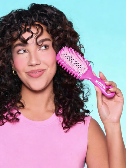 MIOWIX® Curl Defining Detangle Brush | Glides Through Curls Without The Pull | 50% OFF Today