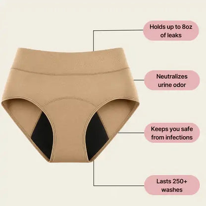 💖Last Day 50% OFF| MIOWIX® 100% Leak-Proof Underwear 4-pack🌸