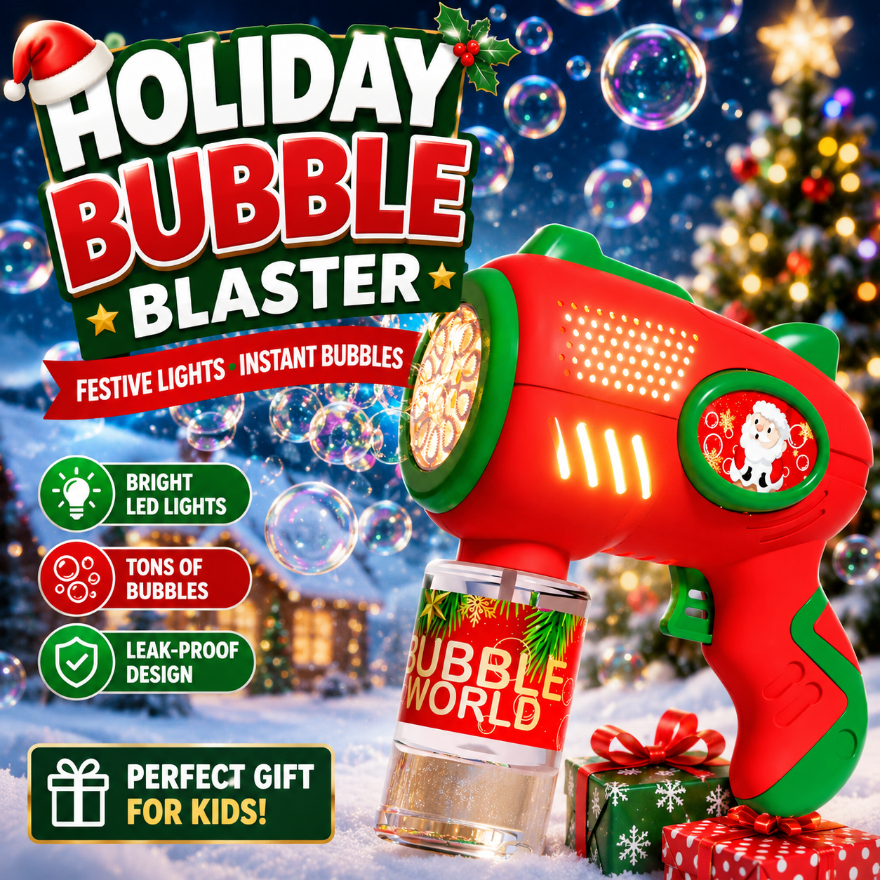 Topacme® 3D Magic Bubble Blaster —— Animal & Ocean Fantasy Theme