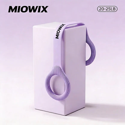 MIOWIX® Resistance Bands Figure 8 Exercise Bands for Women Silicone Material Expander Band for Arms Chest Home Gym Yoga Equipment Quick Workout for Muscle Toning Physical Therapy Stretching Gear - Fitness Accessories