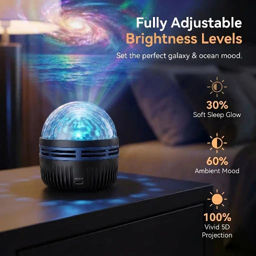 Official U.K. Store | Topacme® 360° Night Light Projector - Smart Holographic Star Projector