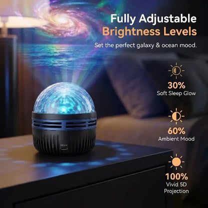 Official U.K. Store | Topacme® 360° Night Light Projector - Smart Holographic Star Projector
