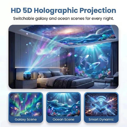 Official U.K. Store | Topacme® 360° Night Light Projector - Smart Holographic Star Projector
