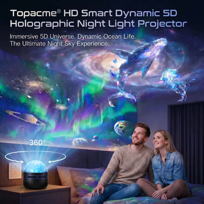 Official U.K. Store | Topacme® 360° Night Light Projector - Smart Holographic Star Projector